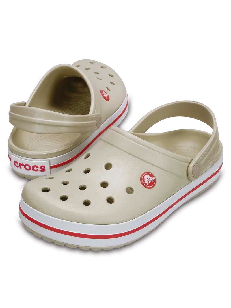 Zueco-Unisex-Crocband-Crema-Crocs