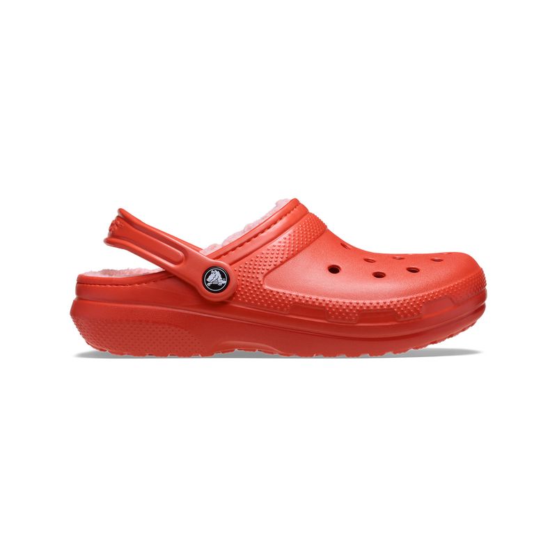 Zueco-Unisex-Lined-Rojo-Crocs