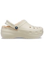 Zueco-Mujer-Plataforma-Beige-Crocs