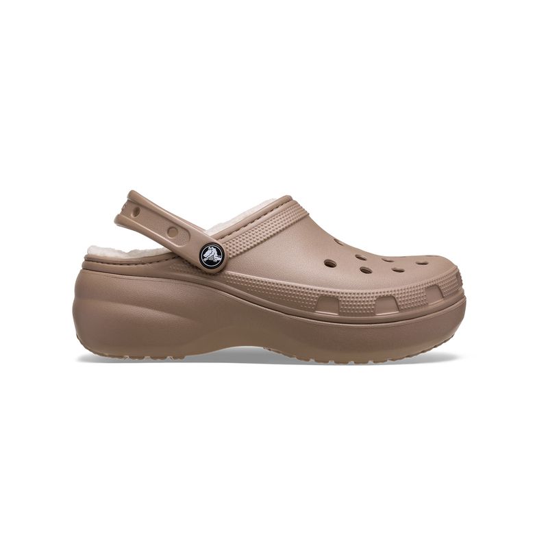 Zueco Mujer Lined Platform Café Crocs