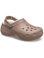 Zueco-Mujer-Lined-Platform-Cafe-Crocs