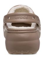 Zueco-Mujer-Lined-Platform-Cafe-Crocs