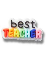 Jibbitz-Best-Teacher-Mejor-Profesor-Blanco-Crocs