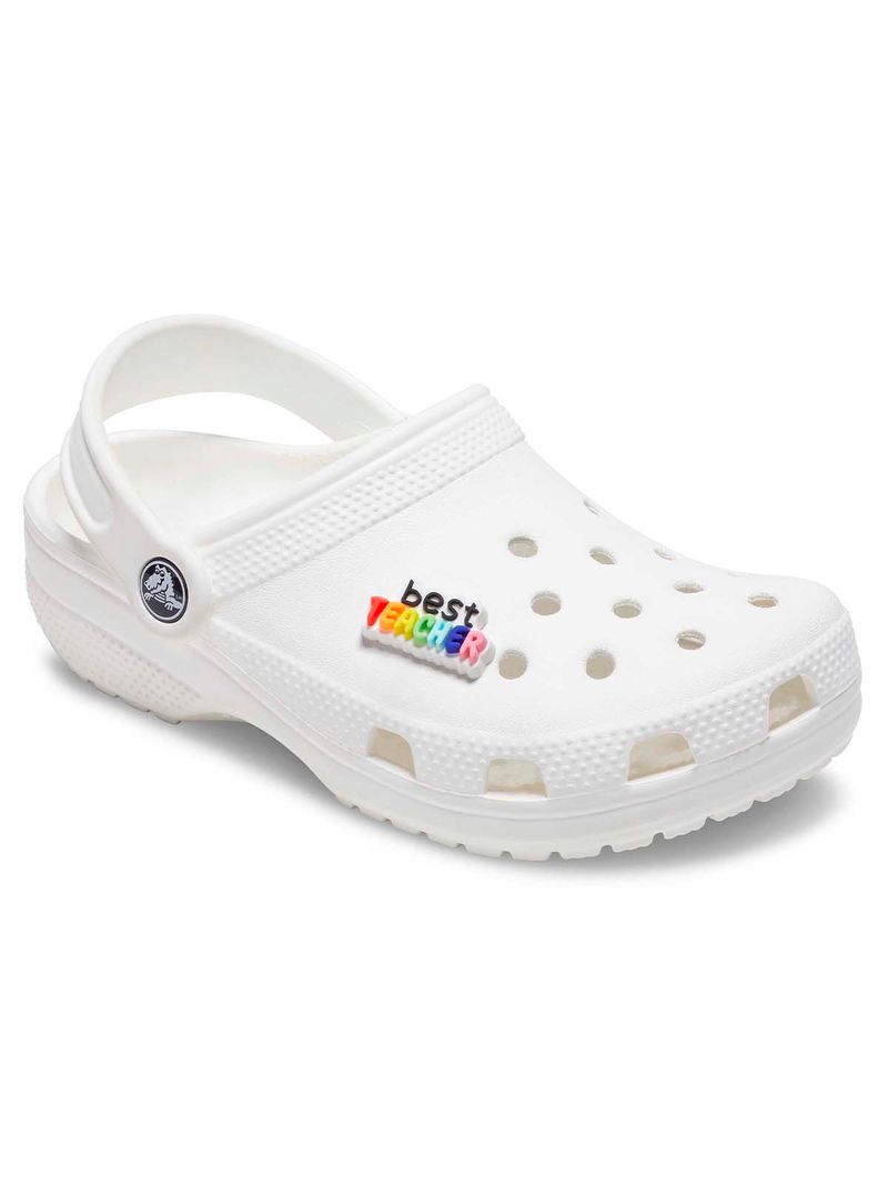 Jibbitz-Best-Teacher-Mejor-Profesor-Blanco-Crocs