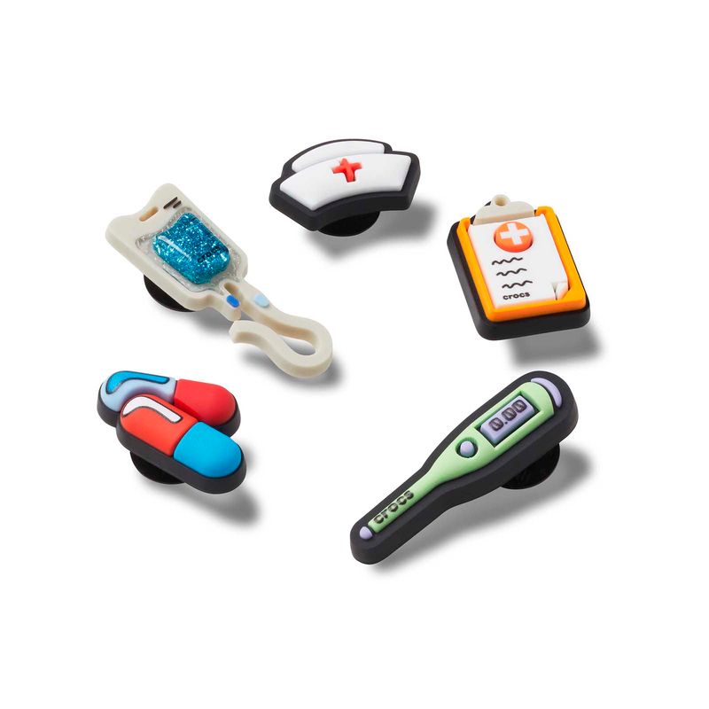 Jibbitz Pack Enfermería At Work Blanco Crocs