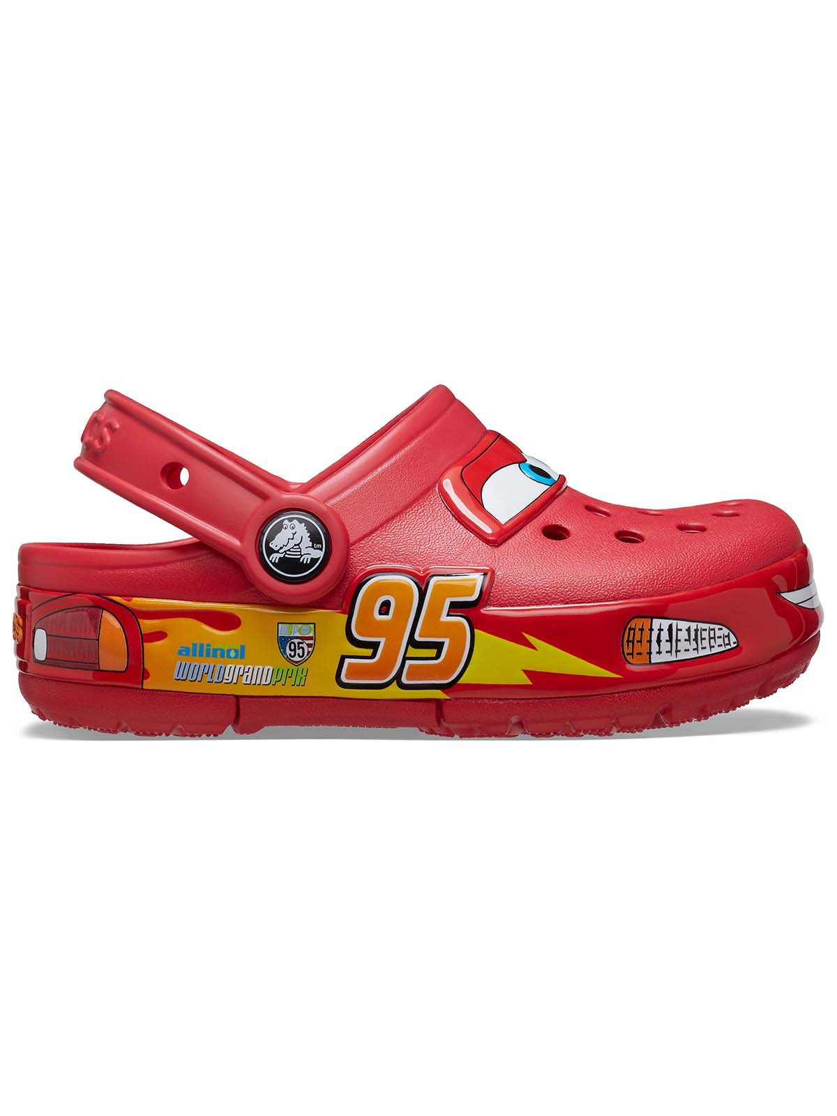 Zueco Infantil Rayo Mcqueen Rojo Crocs