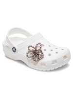 Jibbitz-Flor-Clasica-Con-Cuentas-Plateado-Crocs