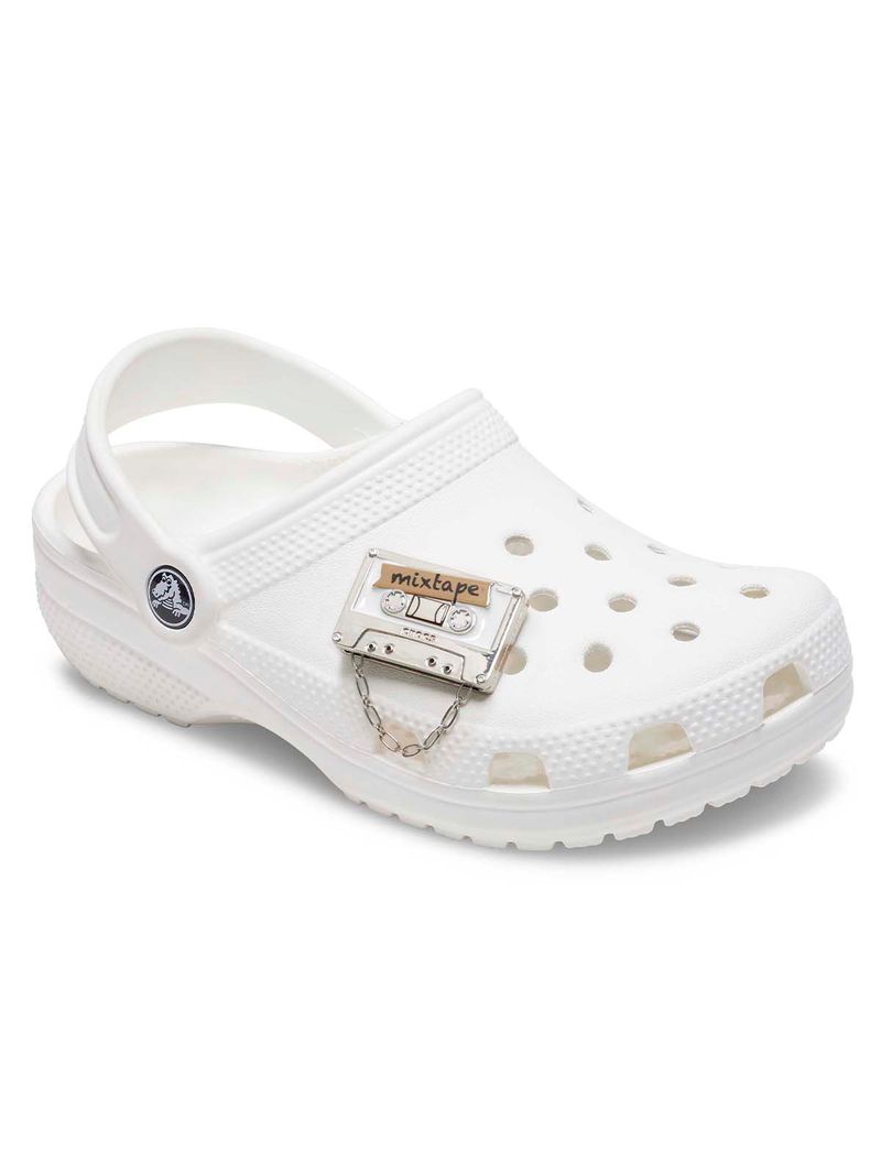 Jibbitz-Cassette-Con-Cadena-Mixtape-Blanco-Crocs