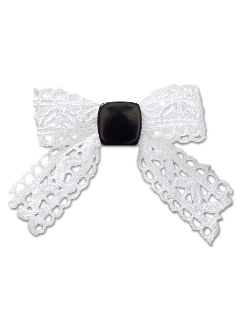 Jibbitz-Lazo-De-Encaje-Blanco-Blanco-Crocs