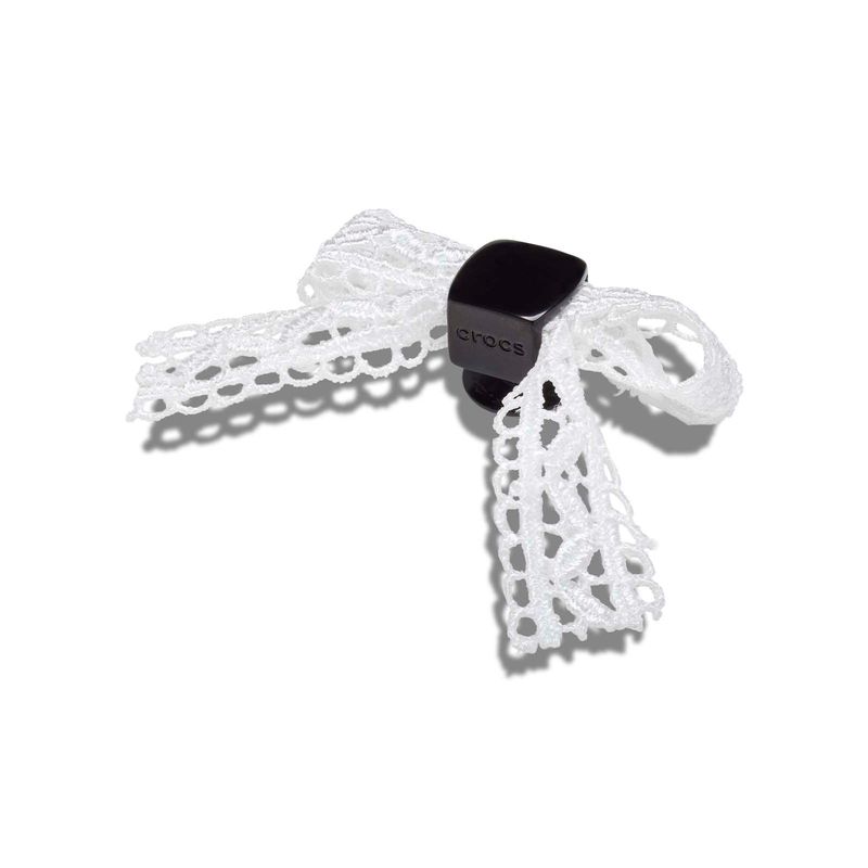 Jibbitz Lazo De Encaje Blanco Blanco Crocs