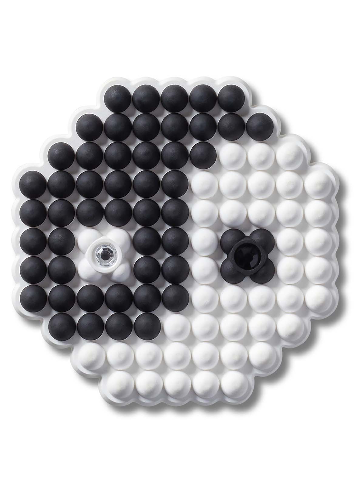 Jibbitz Ying Y Yang Con Cuentas Negro Crocs
