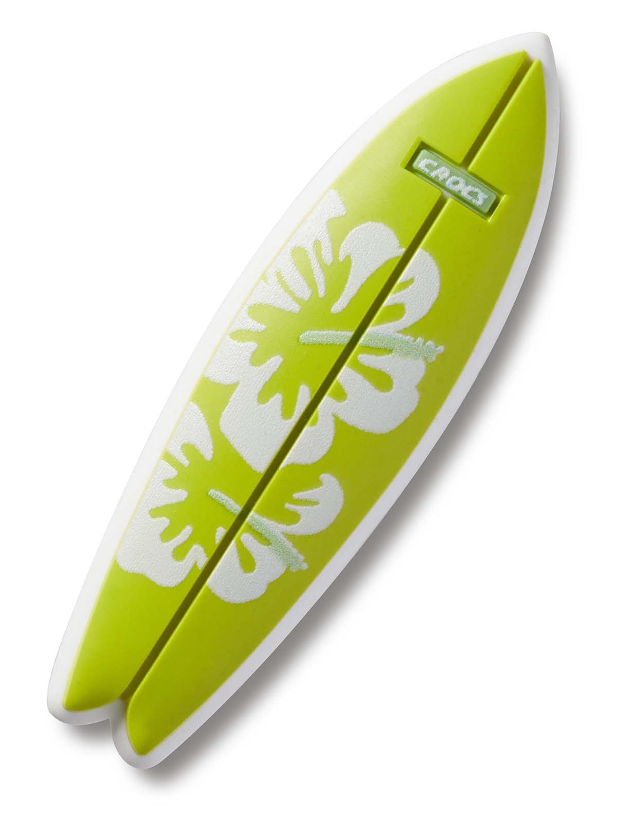 Jibbitz Tabla De Surf Hibiscus Verde Crocs