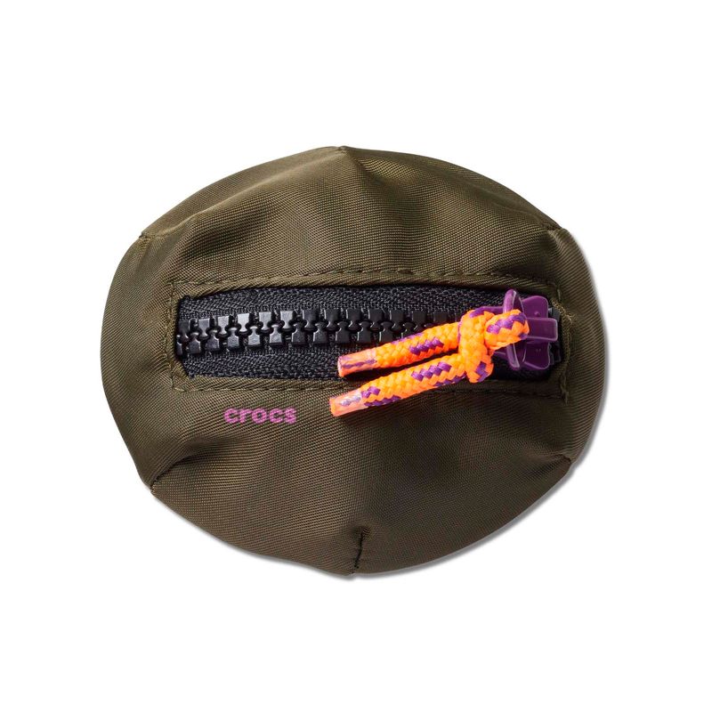 Jibbitz Bolsa Para Senderista Verde Militar Crocs