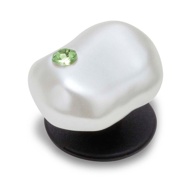 Jibbitz Perla Verde Barroca Blanco Crocs