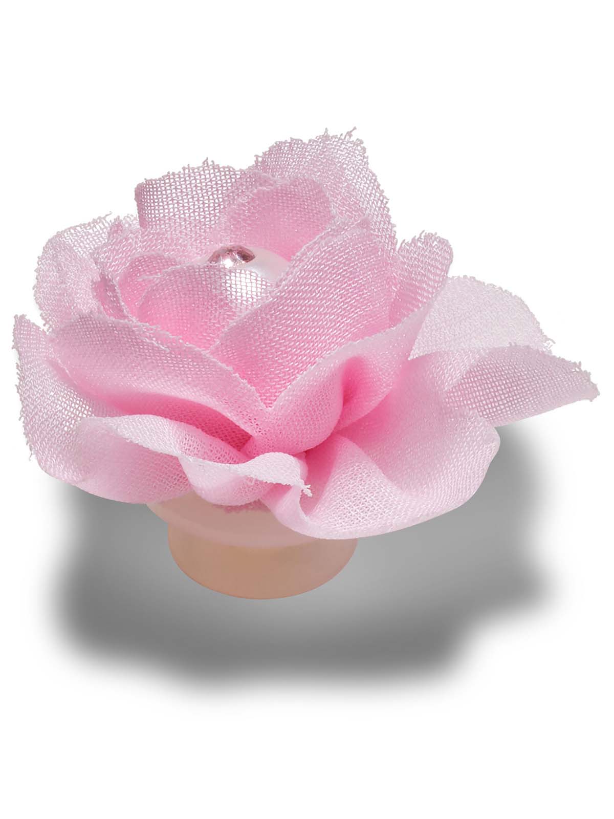 Jibbitz Flor Con Perla Rosado Crocs