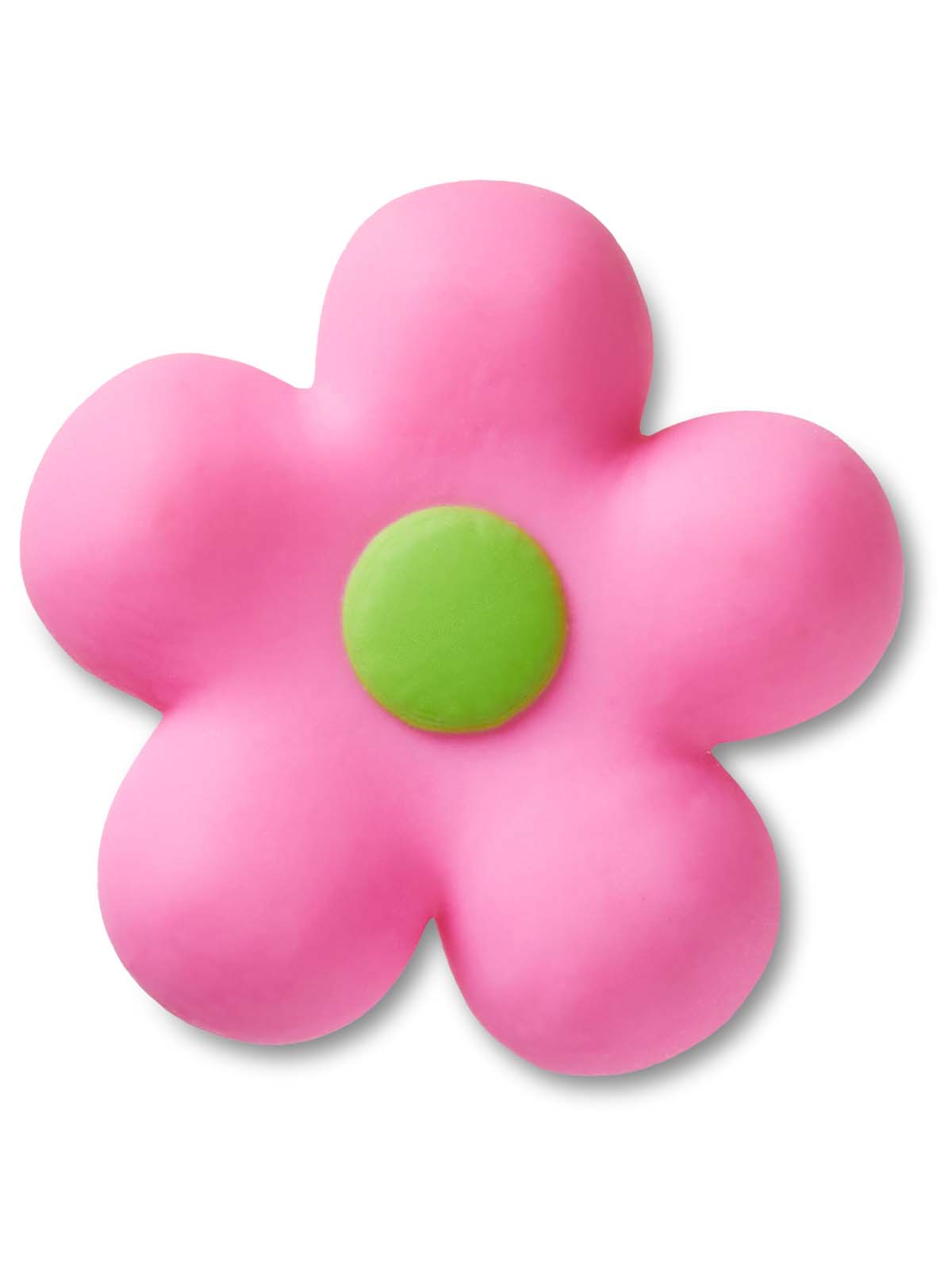 Jibbitz Flor Rosa Retra Rosado Crocs