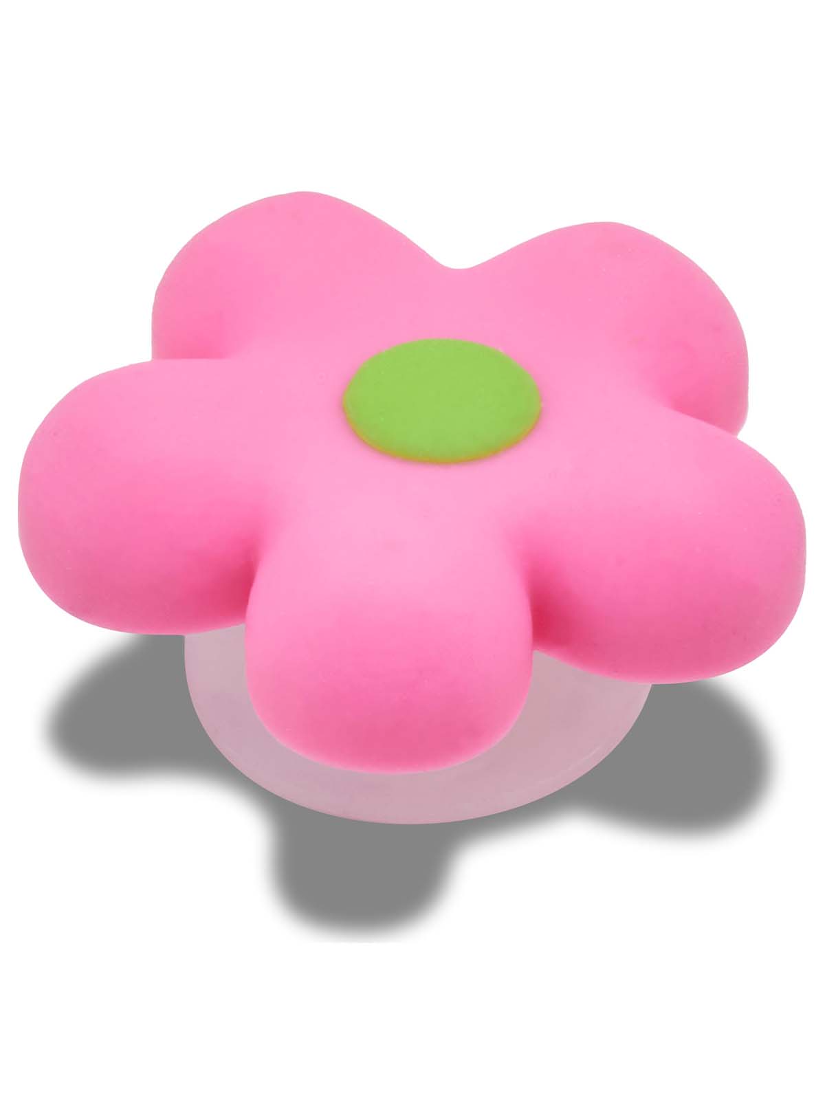Jibbitz Flor Rosa Retra Rosado Crocs