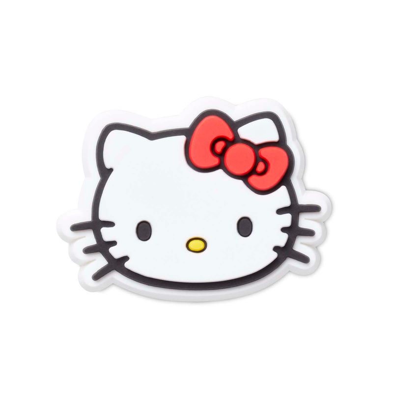 Jibbitz Cara Hello Kitty Blanco Crocs