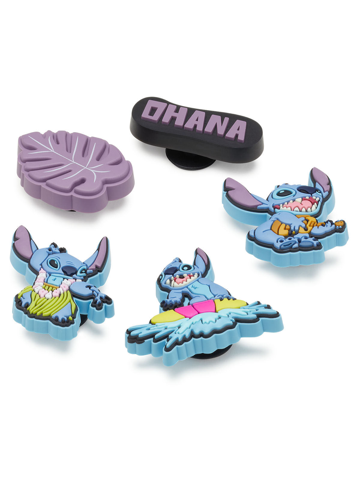 Jibbitz Tropical Stitch Azul Crocs