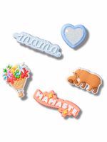 Jibbitz-Dia-De-La-Madre-Pack-5-Rosa-Crocs