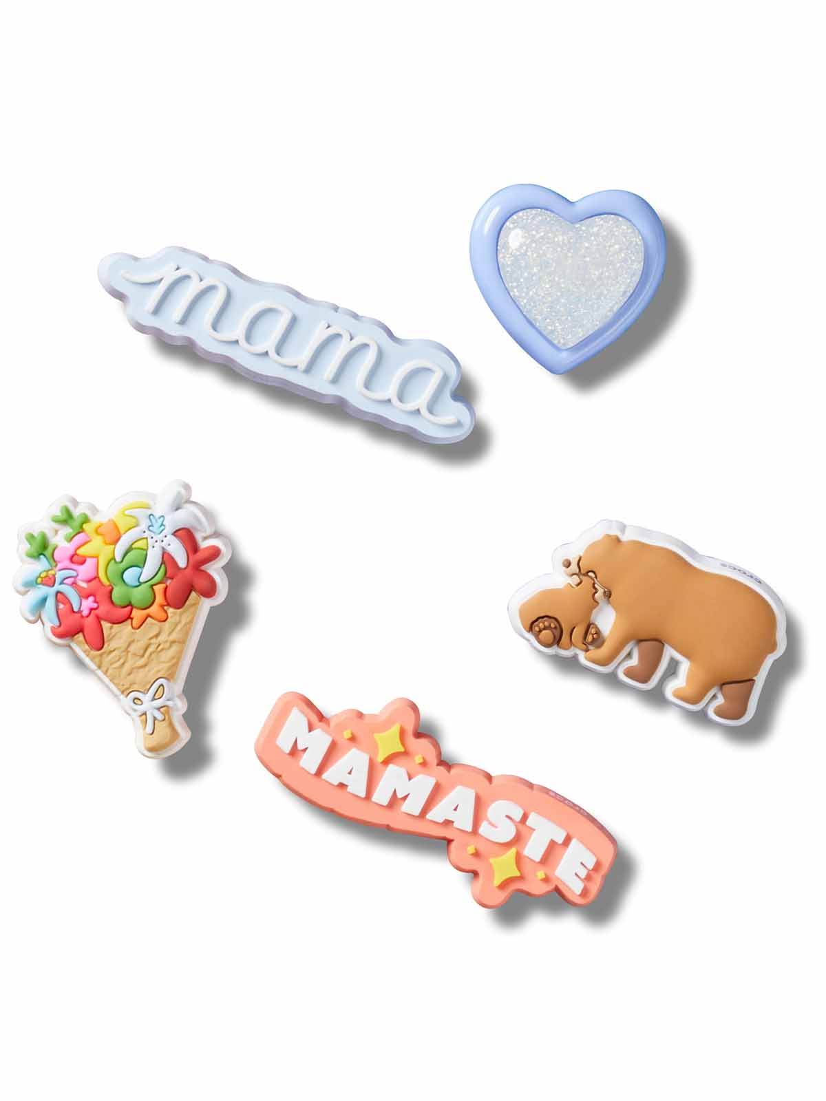Jibbitz Día De La Madre Pack 5 Rosa Crocs