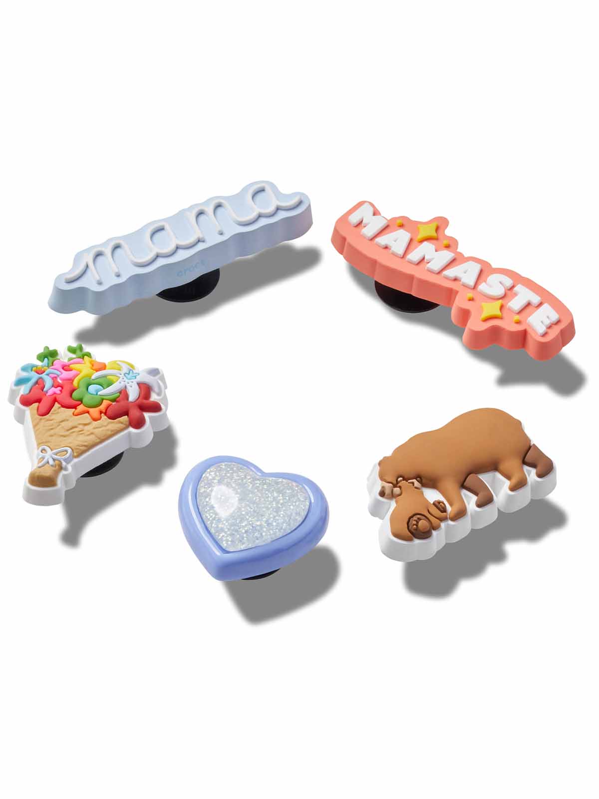 Jibbitz Día De La Madre Pack 5 Rosa Crocs