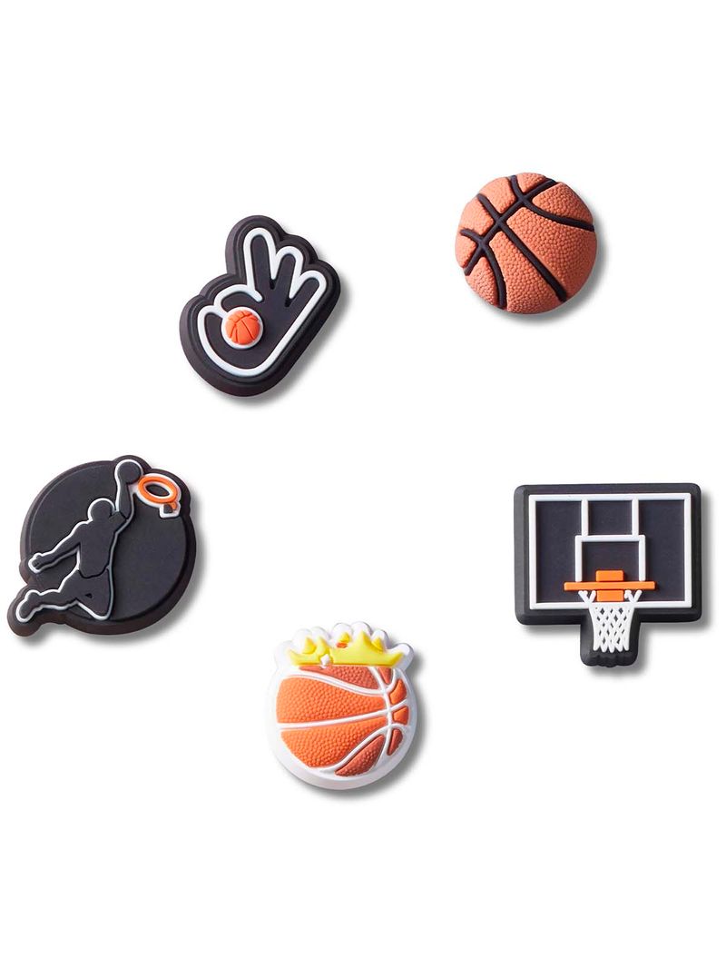 Jibbitz-Basquetbol-Pack-5-Negro-Crocs