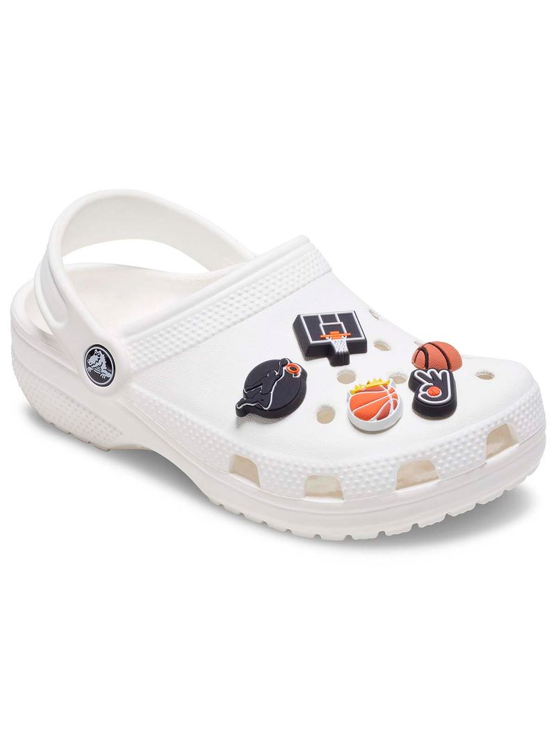 Jibbitz-Basquetbol-Pack-5-Negro-Crocs