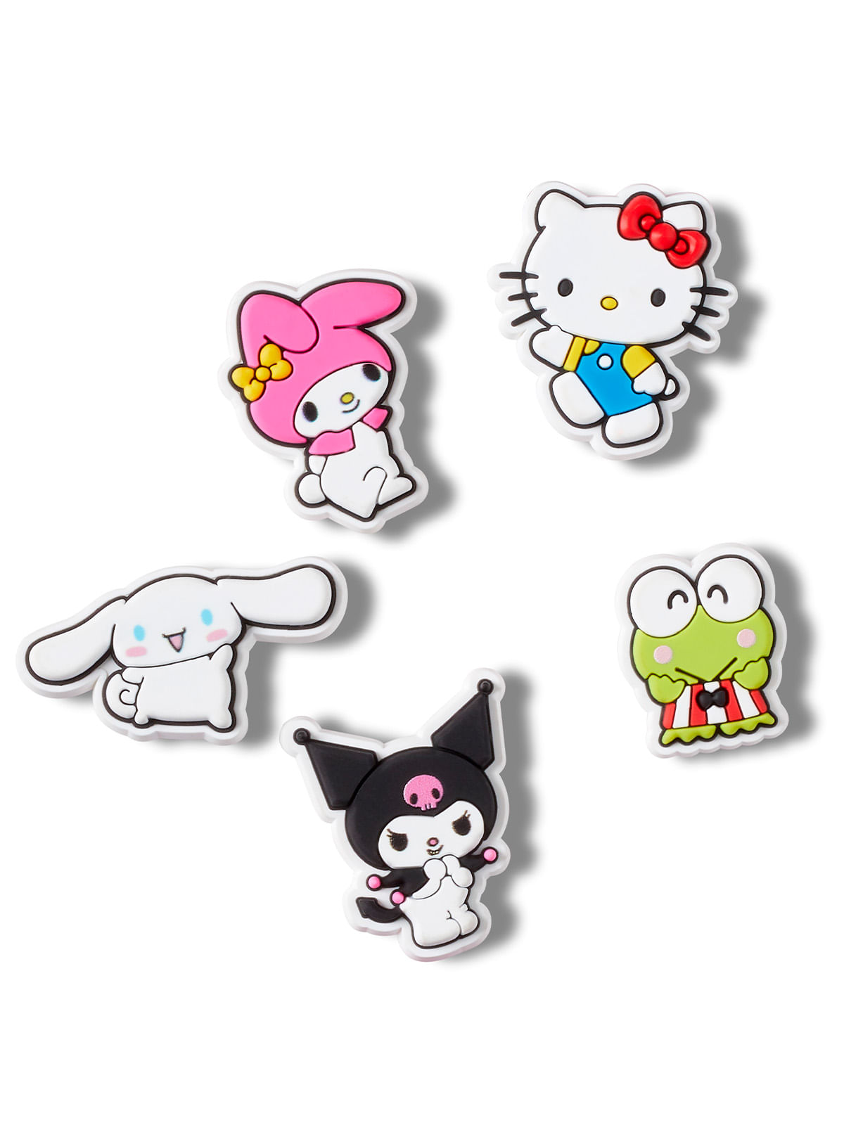 Jibbitz Hello Kitty 5 Piezas 1 Blanco Crocs