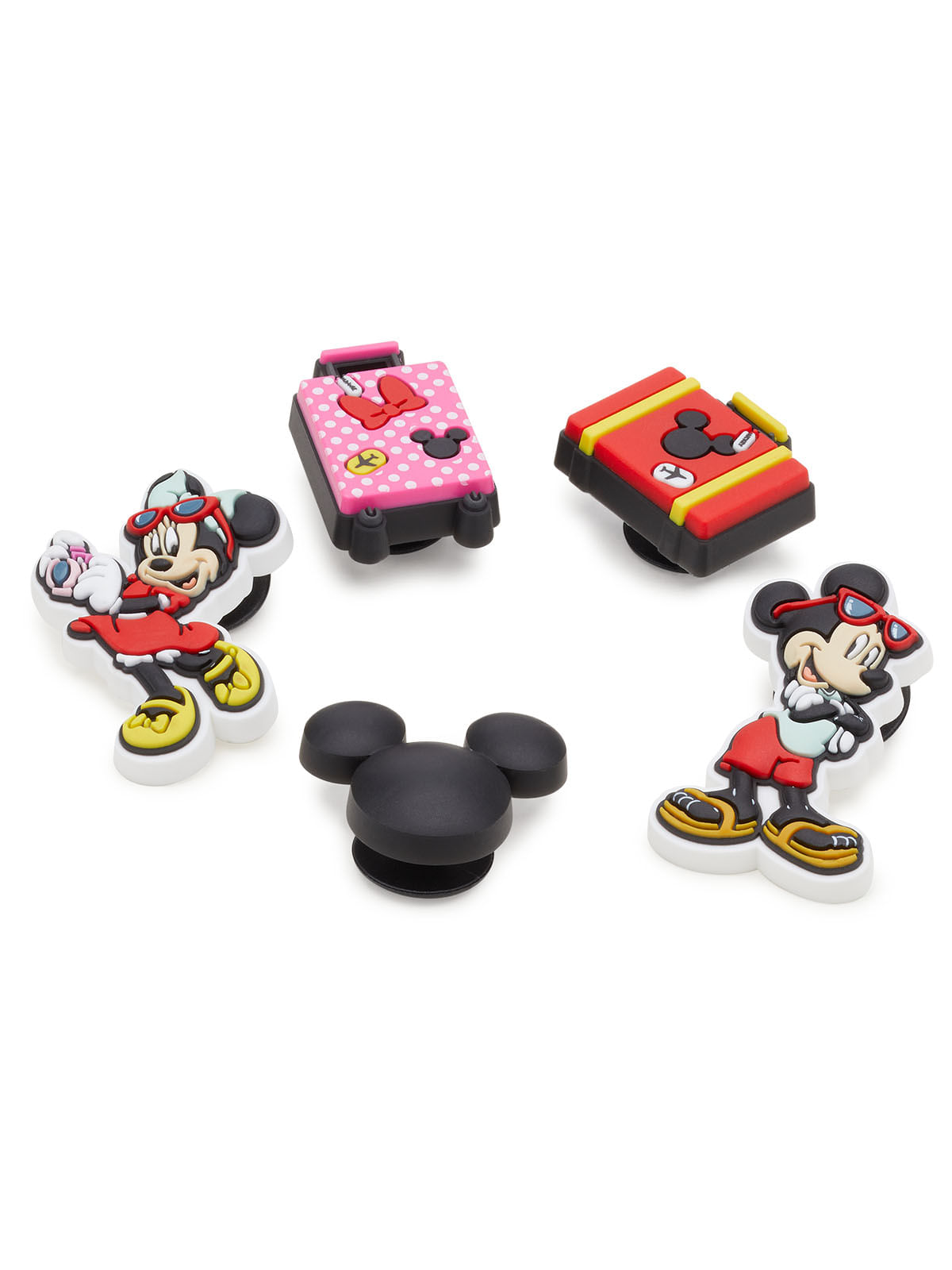 Jibbitz Mickey de Vacaciones Pack 5 Blanco Crocs