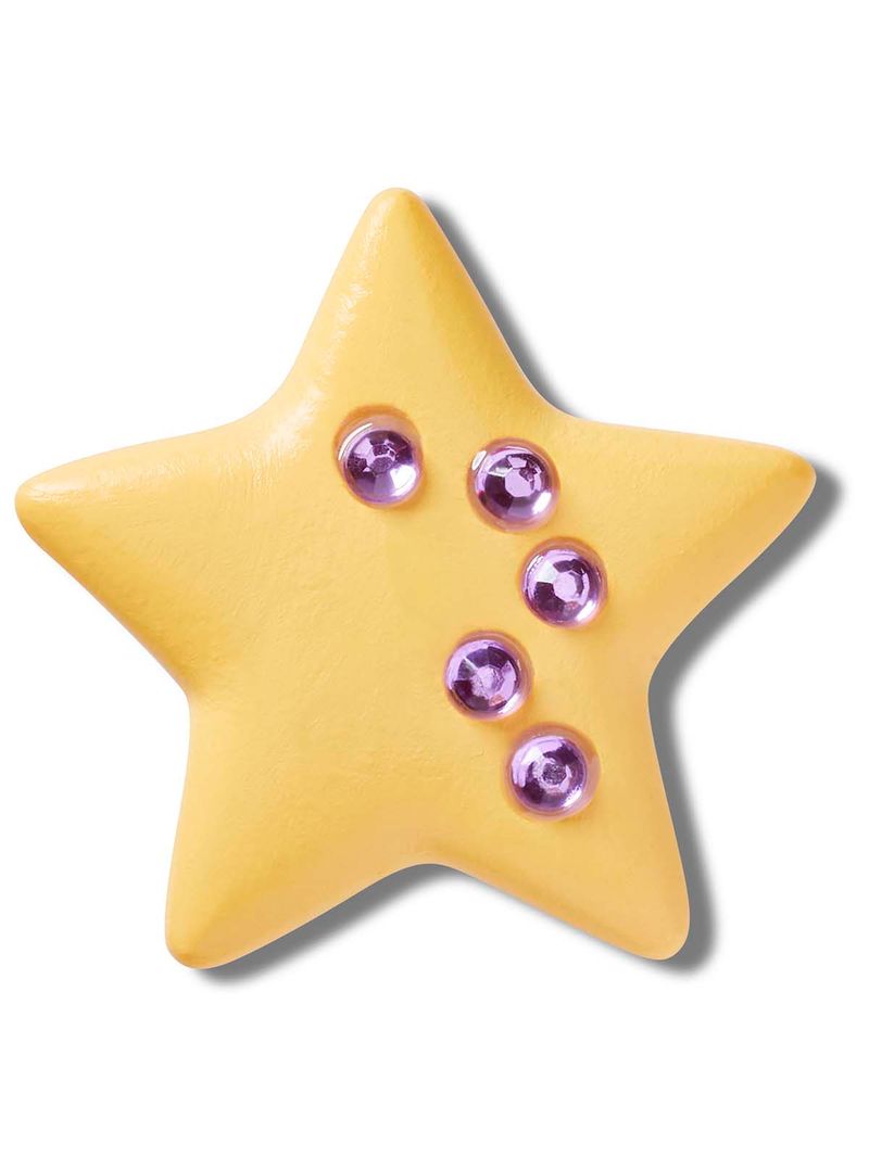 Jibbitz-Estrella-De-Gema-De-Ensueño-Amarillo-Crocs