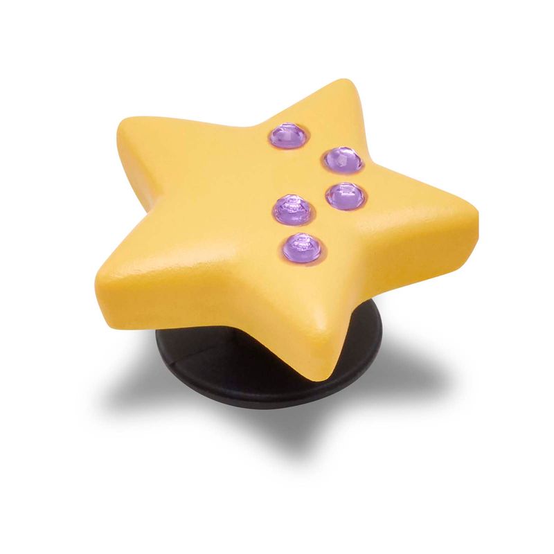 Jibbitz Estrella De Gema De Ensueño Amarillo Crocs