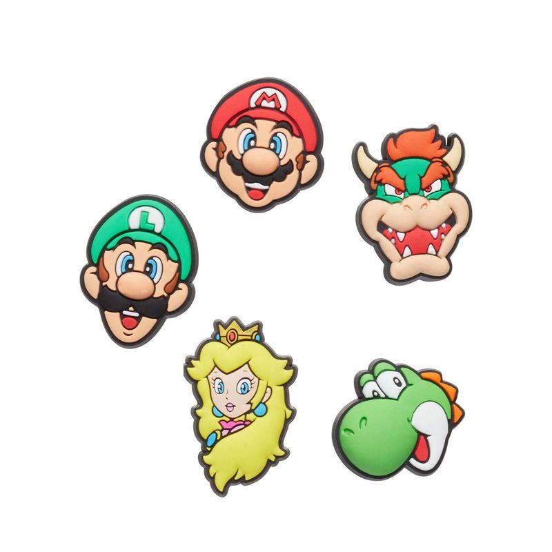 Jibbitz Super Mario Pack 5 Blanco Crocs