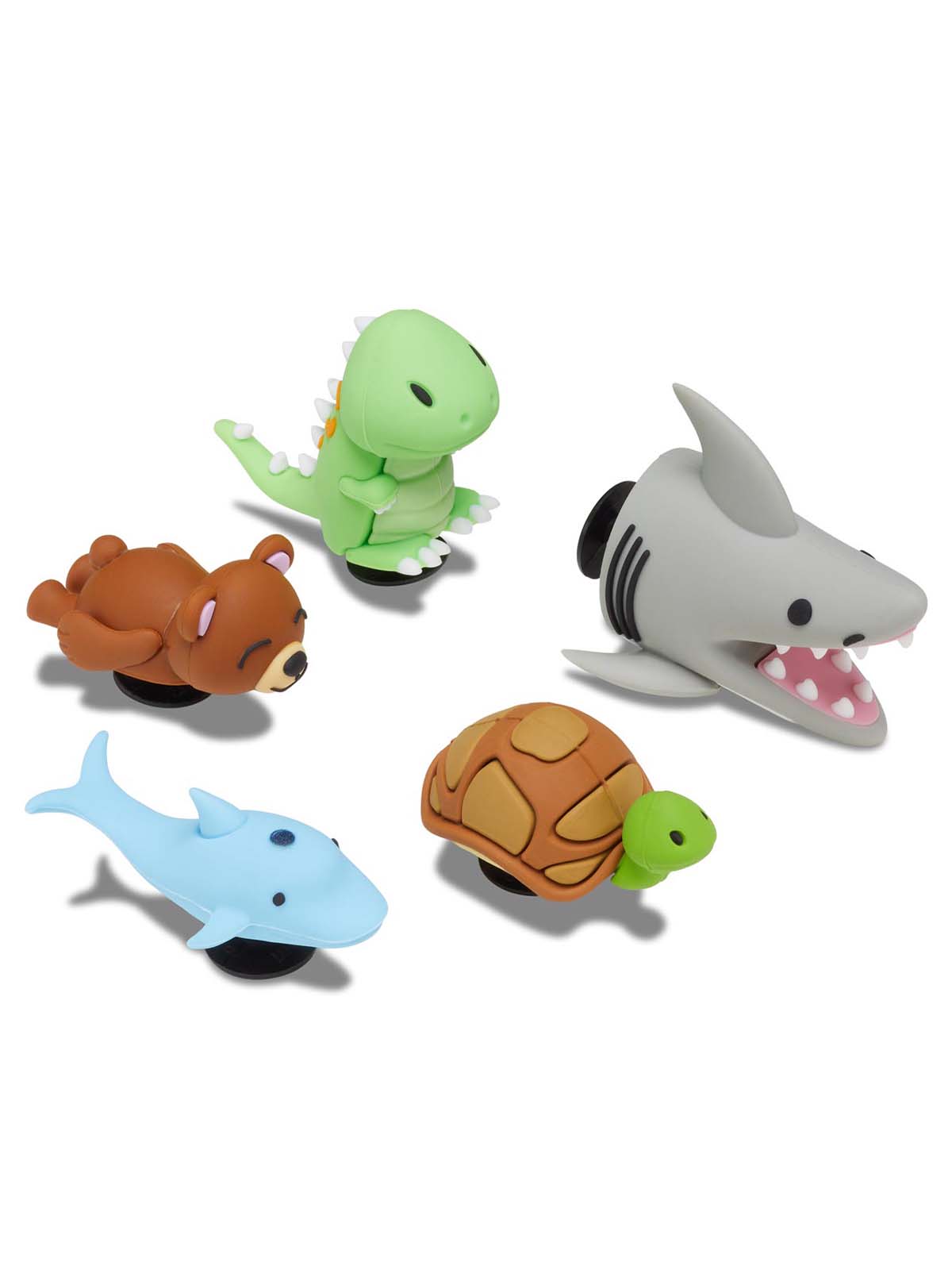 Jibbitz Animales 3D Pack de 5 Multicolor Crocs