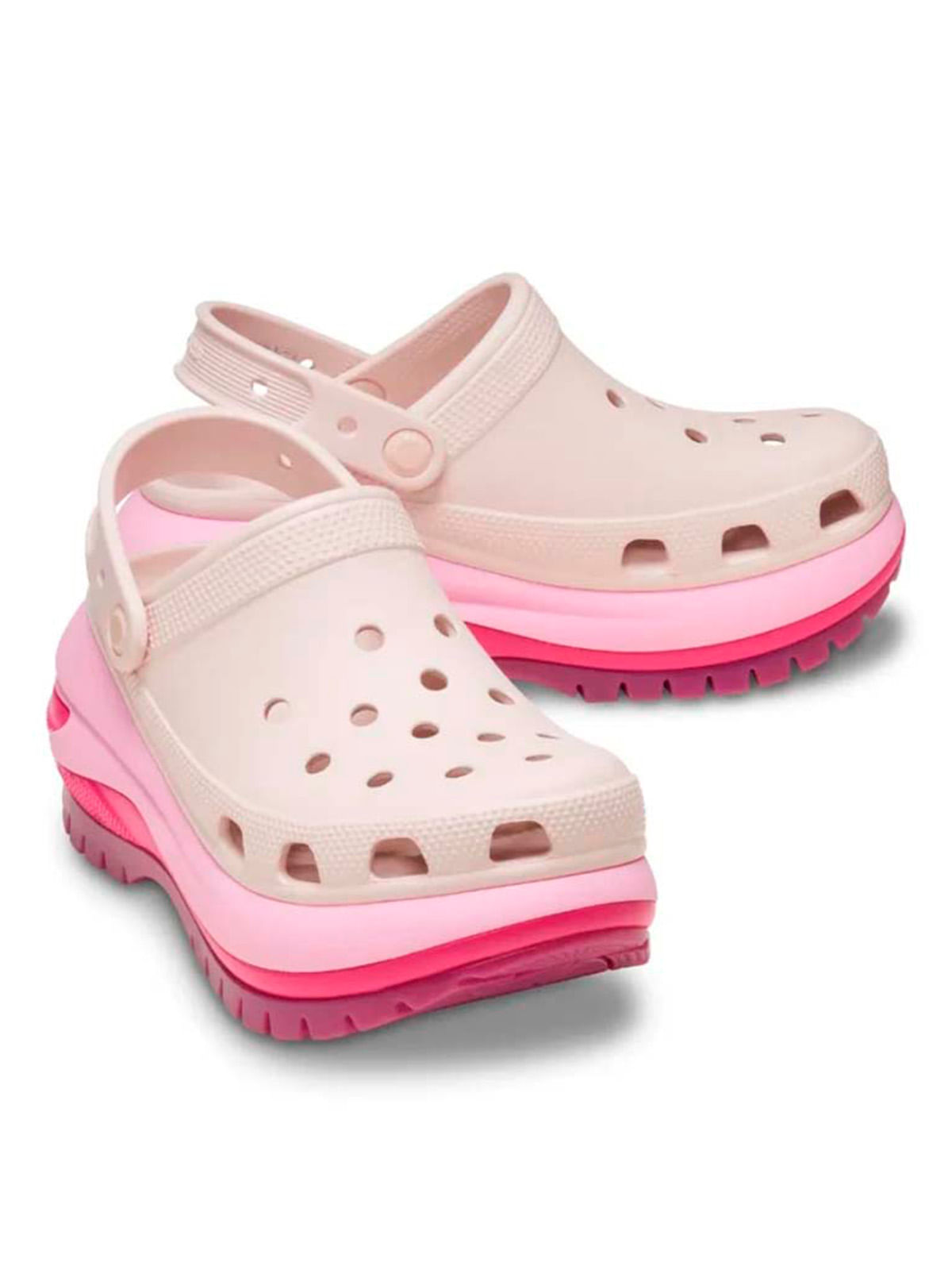 Zueco Mujer Mega Crush Matte Rosado Crocs