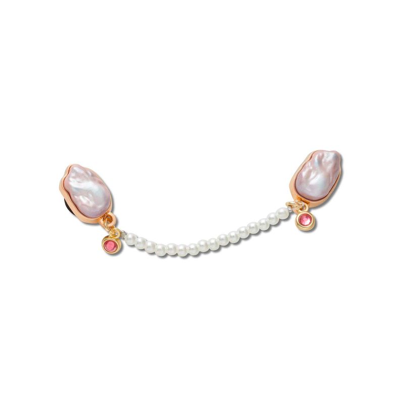 Jibbitz Cadena Perla Barroca Blanco Crocs