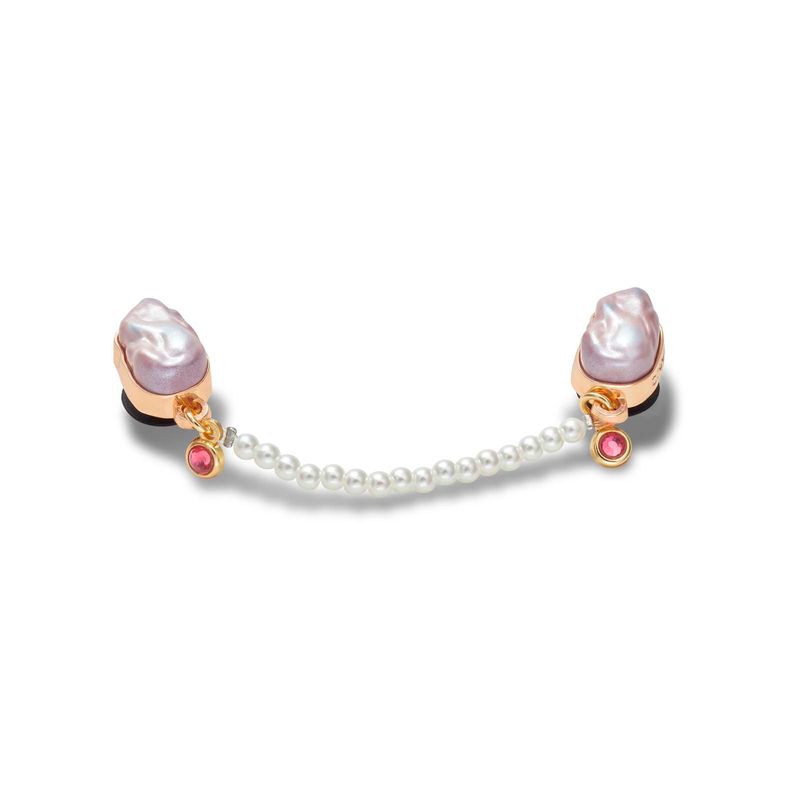 Jibbitz Cadena Perla Barroca Blanco Crocs