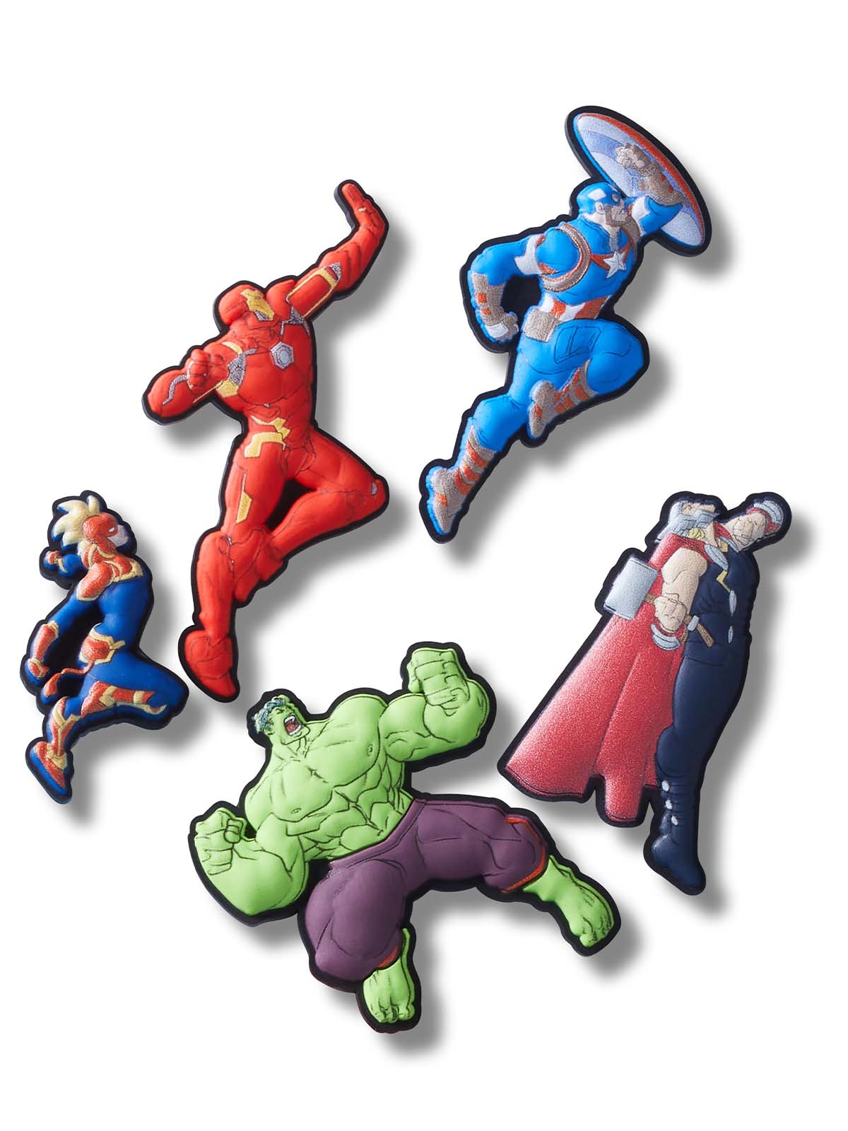 Jibbitz Avengers Pack de 5 Multicolor Crocs