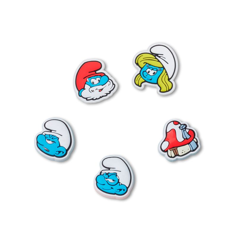 Jibbitz Smurfs Pitufos Pack 5 Celeste Crocs