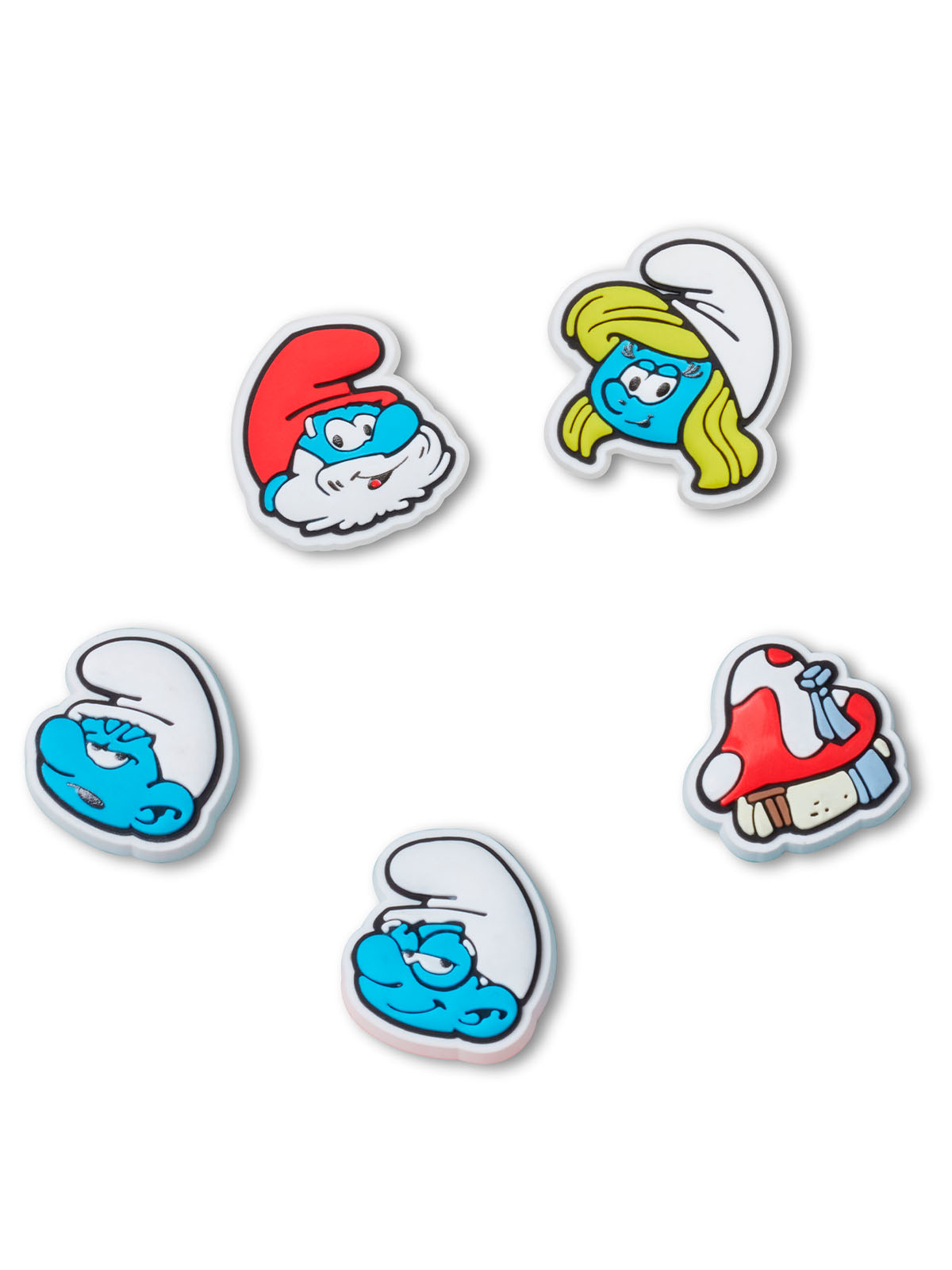 Jibbitz Smurfs Pitufos Pack 5 Celeste Crocs