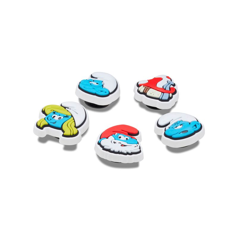 Jibbitz Smurfs Pitufos Pack 5 Celeste Crocs