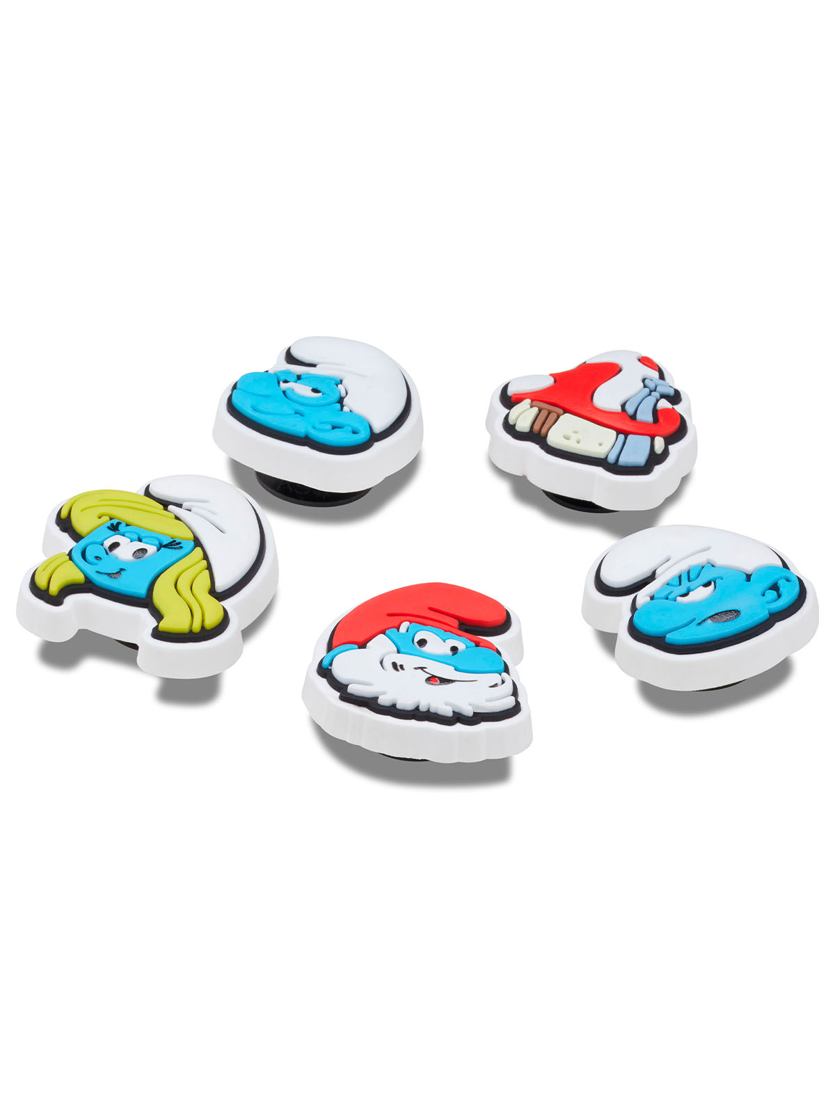 Jibbitz Smurfs Pitufos Pack 5 Celeste Crocs
