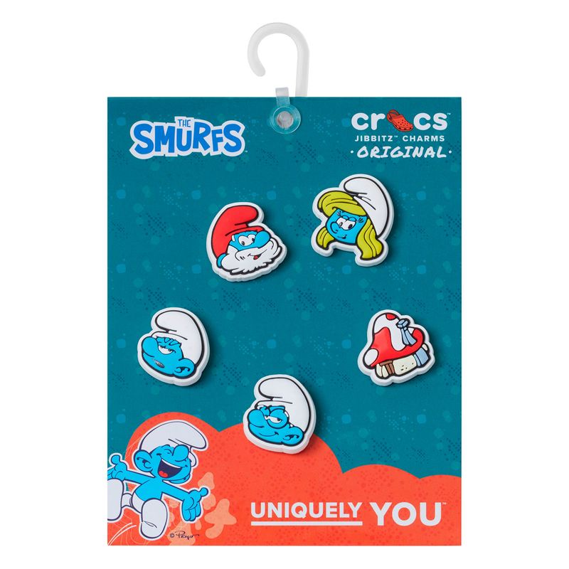 Jibbitz Smurfs Pitufos Pack 5 Celeste Crocs