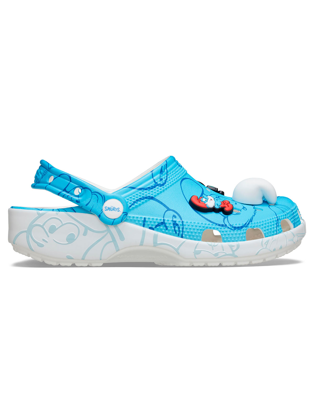 Zueco Unisex Smurfs Classic Clog Multicolor Crocs