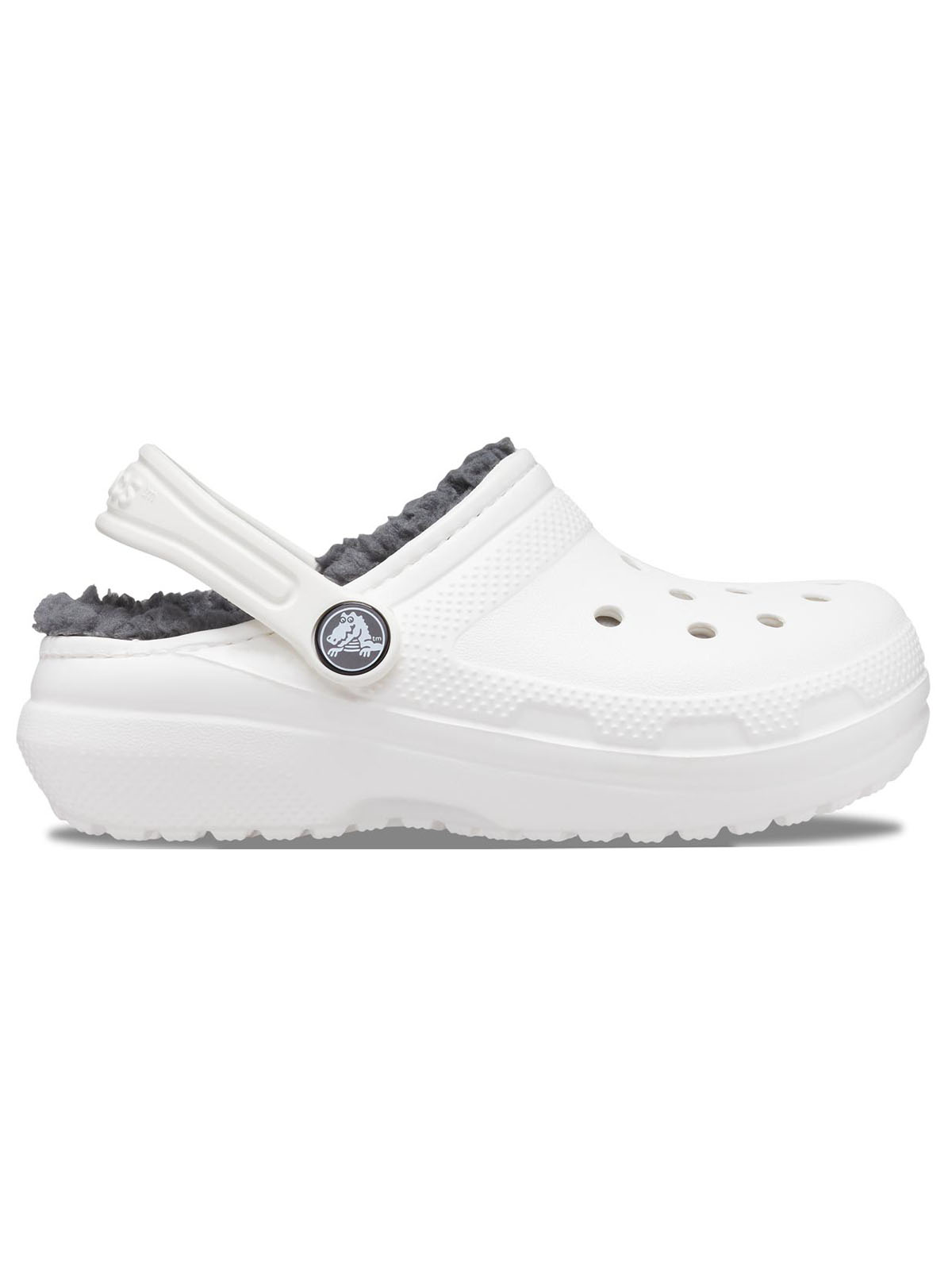 Zueco Infantil Classic Lined K Gris Crocs