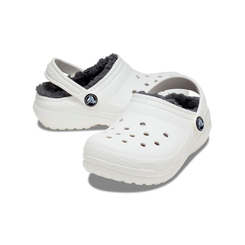 Zueco Infantil Classic Lined K Gris Crocs