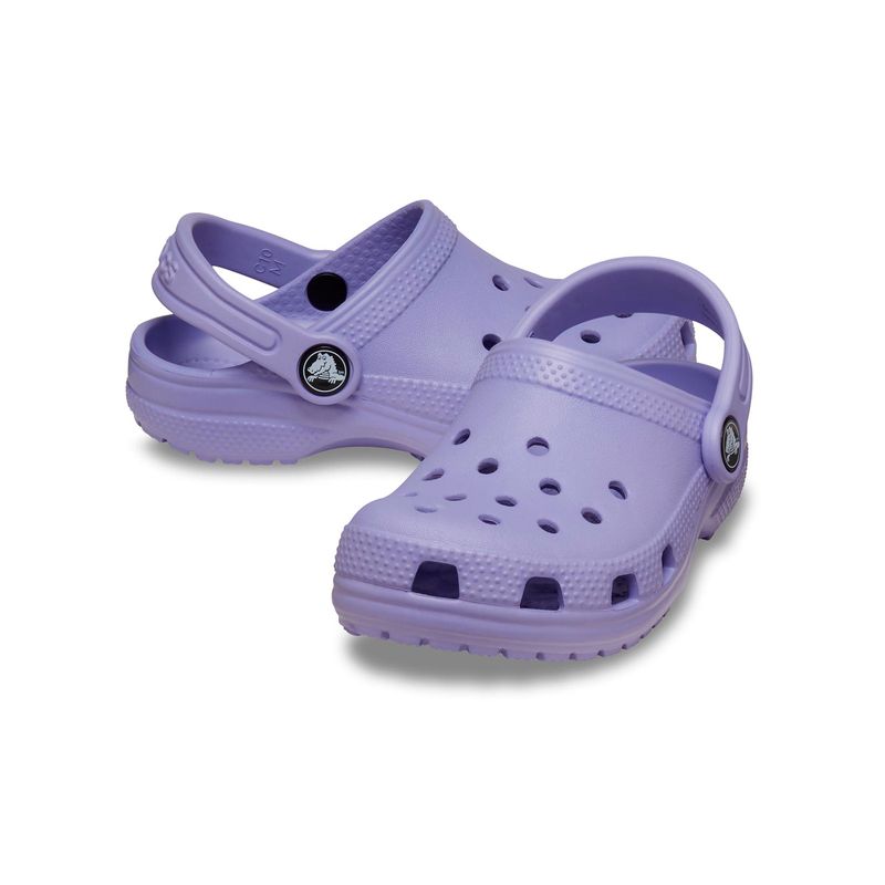 Zueco Infantil Toddler Classic Clog Morado Crocs
