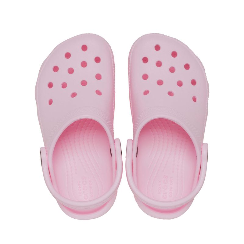 Zueco Infantil Toddler Classic Clog T Rosado Crocs