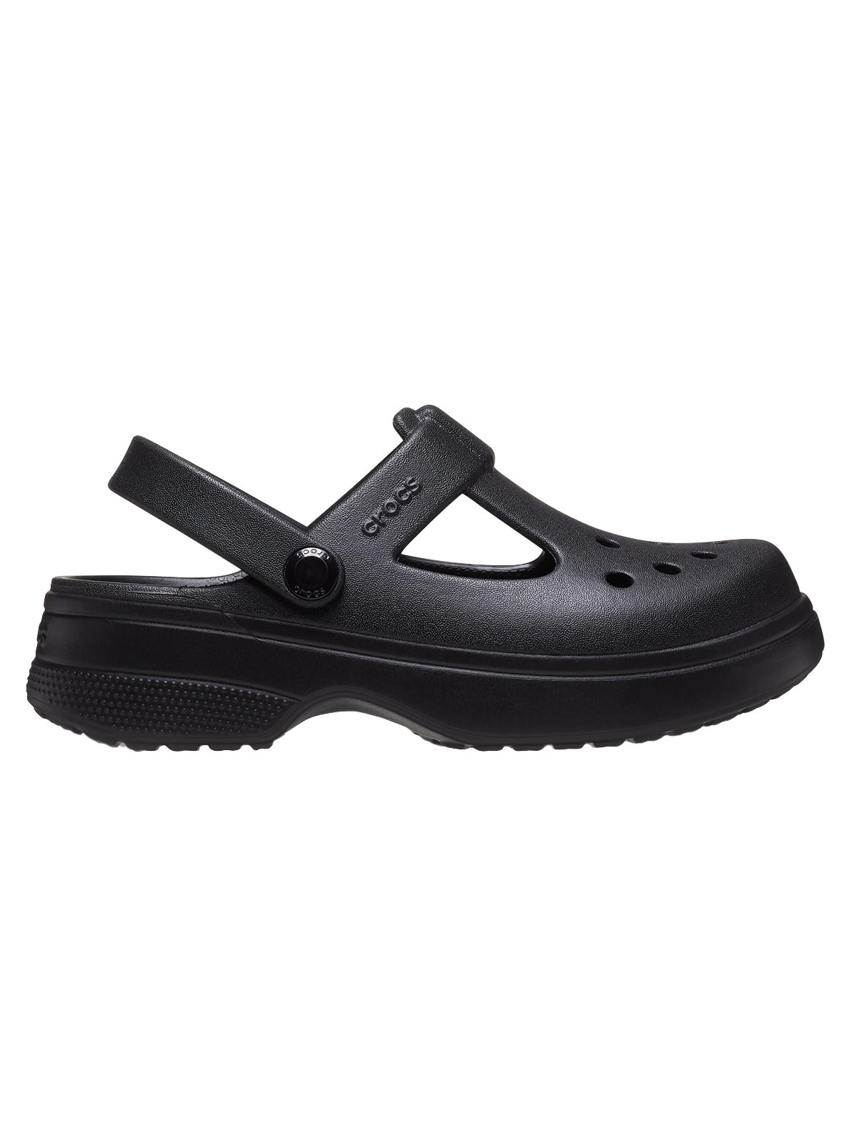 Zueco Infantil Mary Jane Negro Crocs