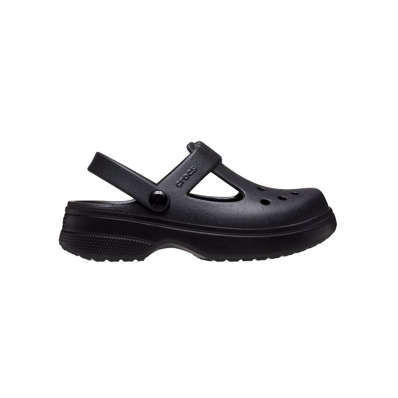 Zueco-Infantil-Mary-Jane-Negro-Crocs